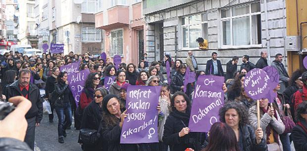 Kadınlar ‘komşuma dokunma’ dedi