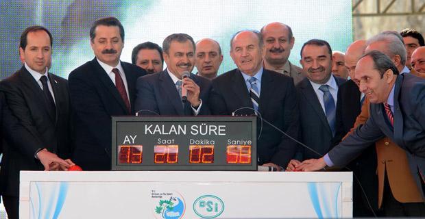 Türkiyenin en büyüğü için düğmeye basıldı