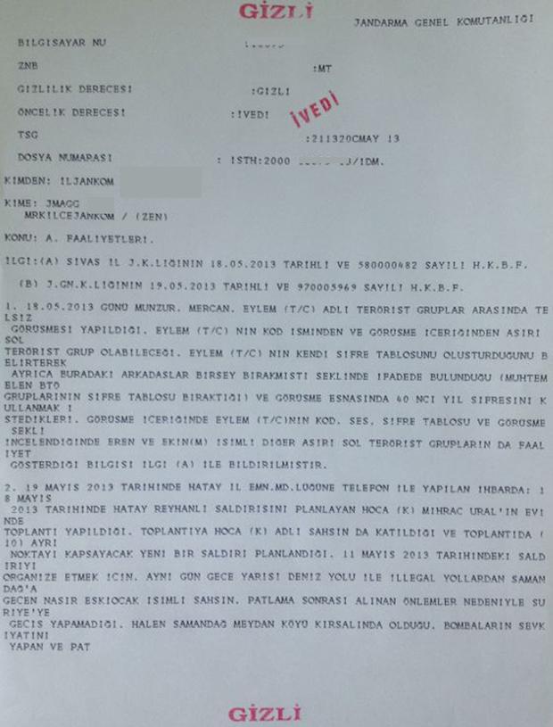 Reyhanlı saldırısının belgelerini yayınladılar