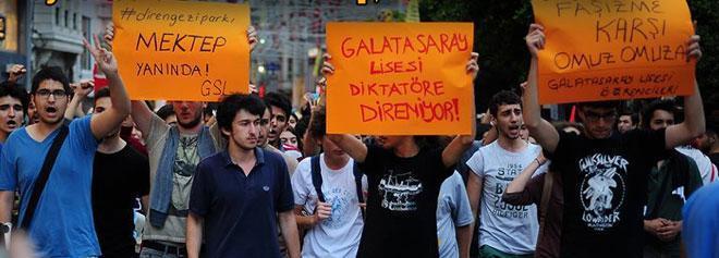 Galatasaray Lisesinden tepki