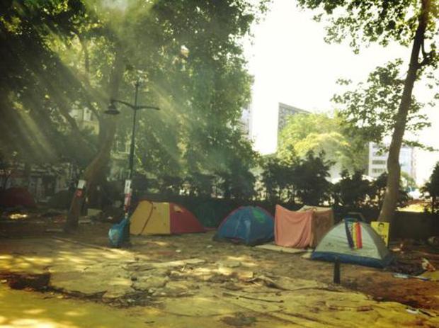 Gezi Parkında sakinlik hakim
