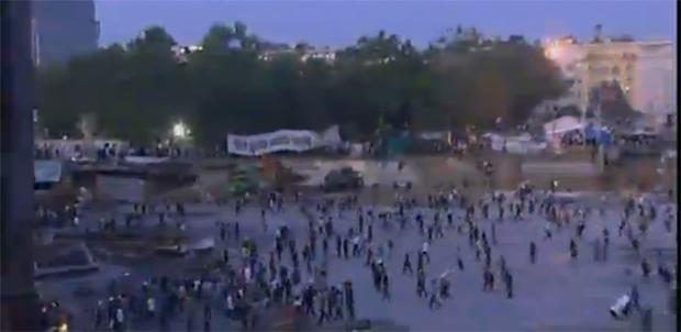 Gezi Parkına müdahale edildi