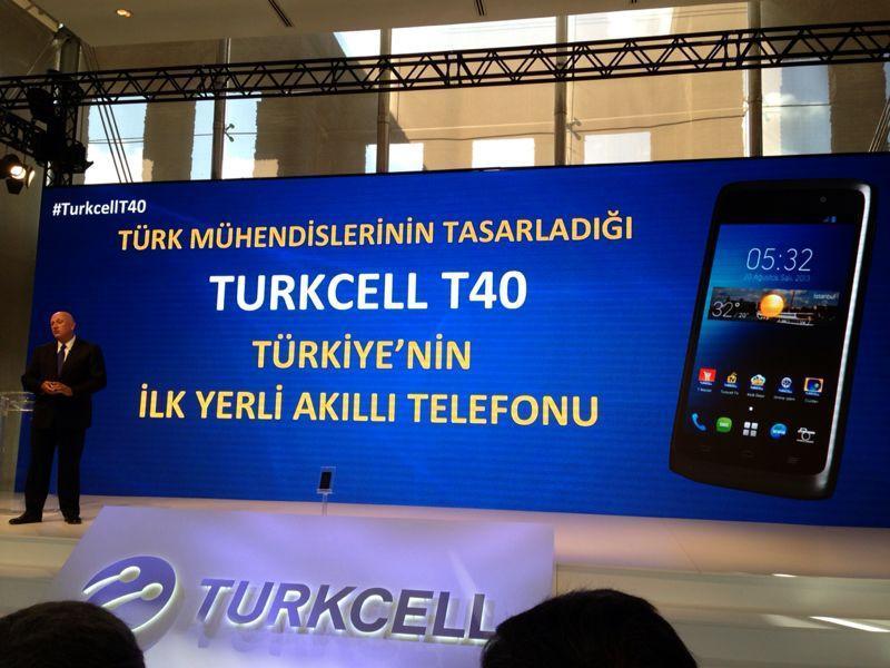 Turkcell ilk yerli akıllı telefonu T40ı tanıttı