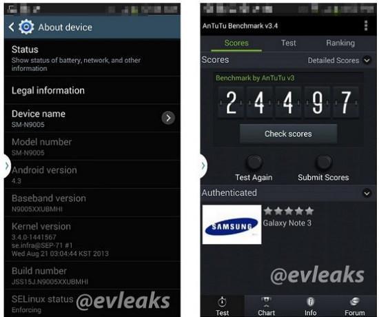 Galaxy Note III cephesinden yeni detaylar ortaya çıktı