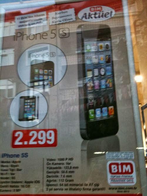 BİM iPhone 5Si rekor bir fiyatla satışa sunuyor