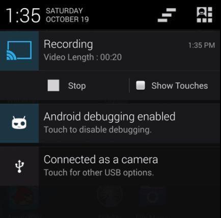 Ekran kayıt özelliği, Android özel ROMlarda yer almaya hazırlanıyor