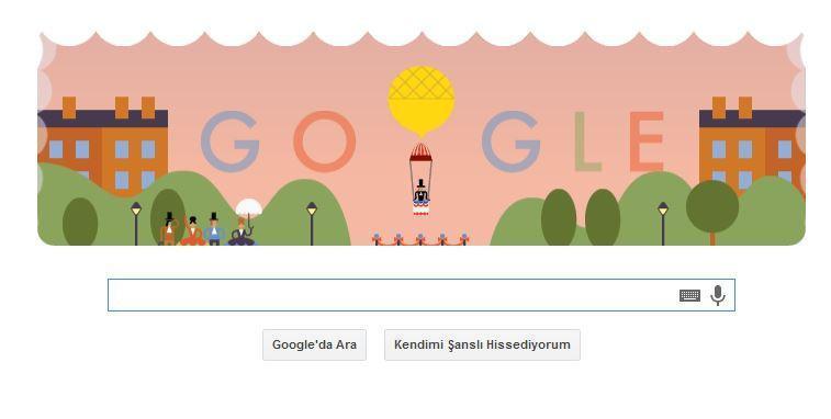 Google, Garnerinin paraşütlü ilk atlayışını unutmadı