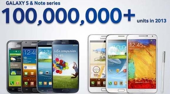 Samsung, bu yıl 100 milyon Galaxy S ve Note serisi satmak istiyor
