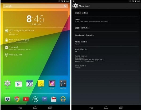 Nexus cihazlar için Android 4.4 güncellemesi başladı