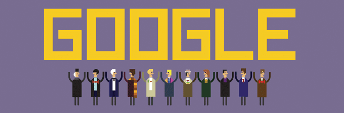 Googledan Doctor Who için Doodle