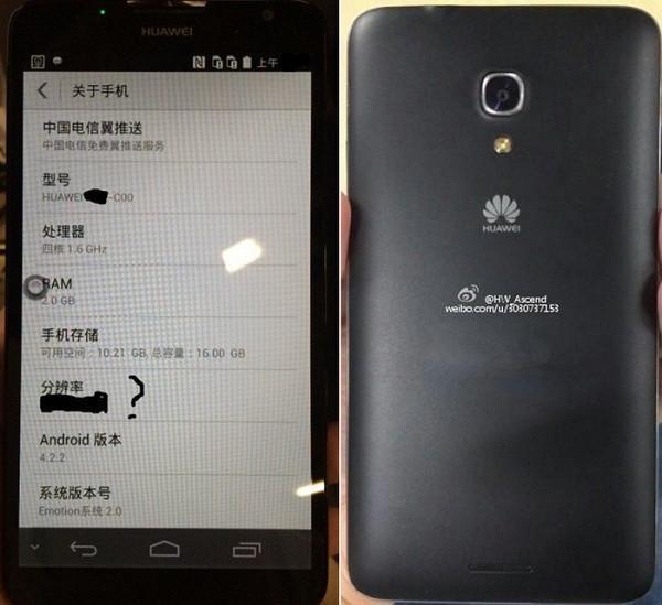 Huawei Ascend Mate II ortaya çıktı