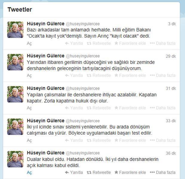 Dualar kabul oldu hatadan dönüldü