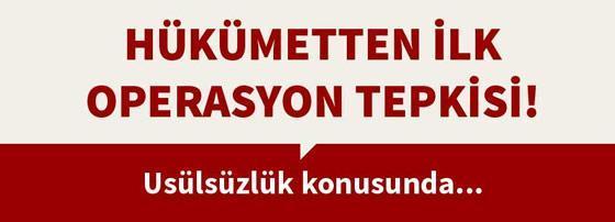 Cemaatten operasyon açıklaması