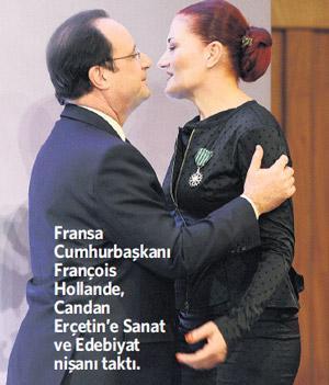 Fransa Cumhurbaşkanı’nın Candan Erçetin’le flörtü...