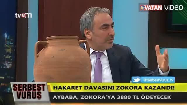 Cezasını canlı yayında ödedi