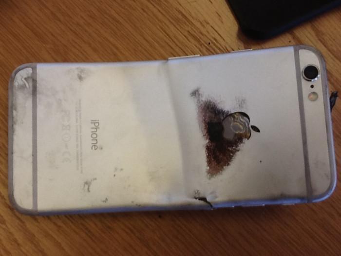 iPhone 6 kaza yapan adamı yaktı