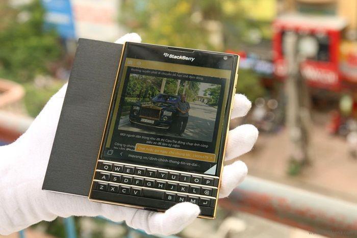 İşte BlackBerry Passportun altın versiyonu