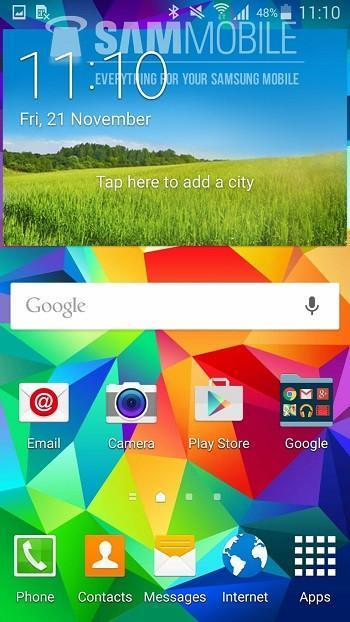 Android 5.0, Galaxy S5te bir kez daha göründü