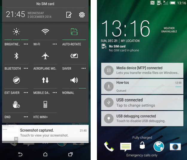 HTC One M8 Android 5.0 güncellemesi görüntülendi