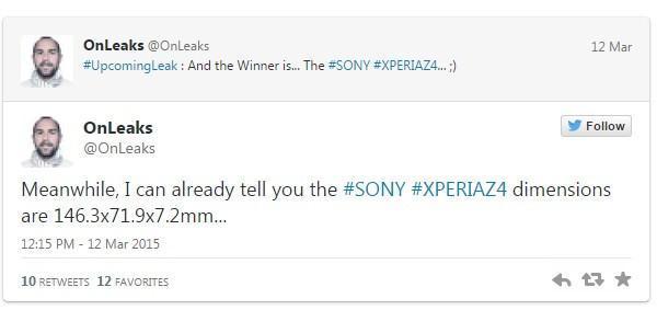Sonynin merakla beklenen telefonu Xperia Z4 cephesinden yeni bilgiler geldi