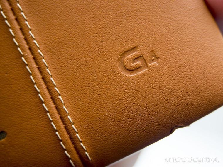LG G4ün deri arka kapağı nasıl görünüyor