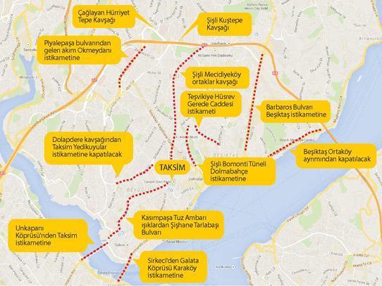 İstanbul’da olağanüstü önlem İşte kapalı olan yollar