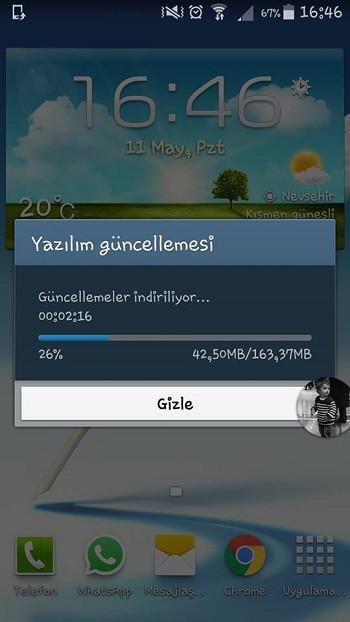 Galaxy Note 2 için performans güncellemesi yayınlandı
