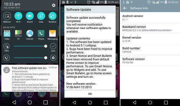 LG G Flex 2, Android 5.1.1 güncellemesini almaya başladı