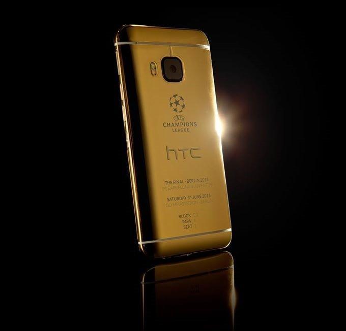 HTCden Şampiyonlar Ligi finaline özel altın kaplama One M9