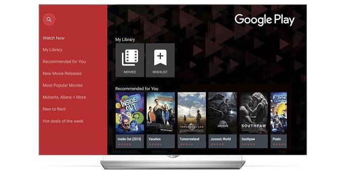 Google Play Movies ve TV, LG akıllı TVlerde kullanıma sunuldu