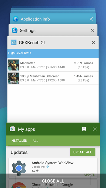 Android 6.0 yüklü Galaxy S6 ve Note 5in ekran görüntüleri yayınlandı