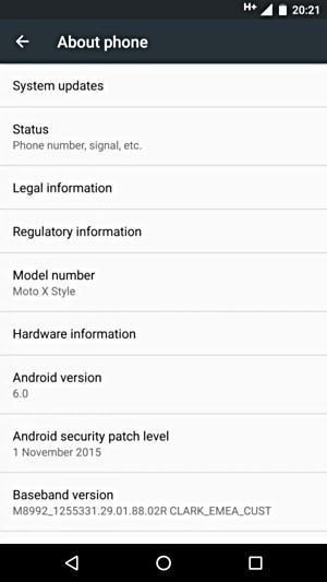 Moto X Style, Android 6.0 güncellemesine kavuştu