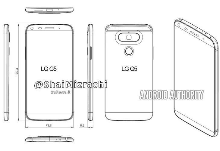 LG G5in tasarımı ortaya çıktı