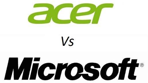 Microsoft ve Acer ön yüklü uygulamalar için anlaşmaya vardı