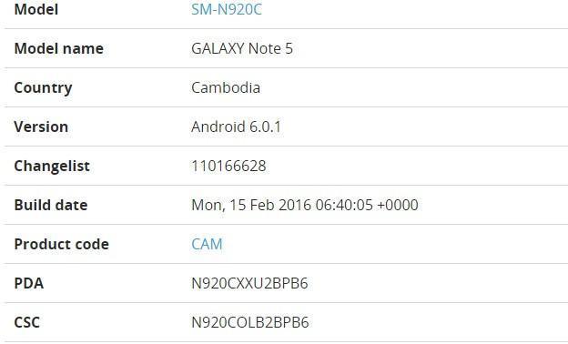 Galaxy Note 5 için beklenen güncelleme başladı