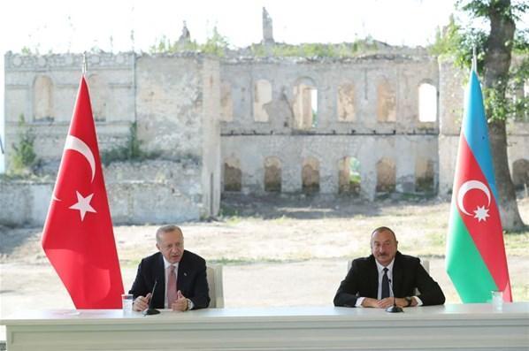 Cumhurbaşkanı Erdoğan ile Aliyev Şuşa Beyannamesini imzaladı