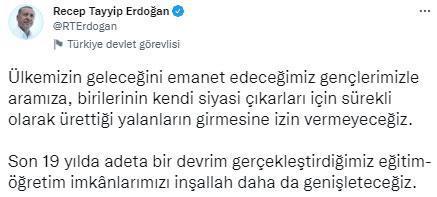 Cumhurbaşkanı Erdoğandan net mesaj: İzin vermeyeceğiz