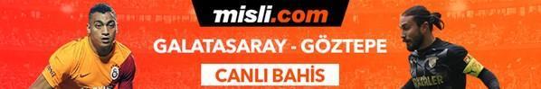Galatasaray-Göztepe maçı Tek Maç ve Canlı Bahis seçenekleriyle Misli.com’da