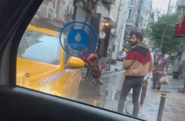 Amerikalı turist İstanbul’da dehşet saçtı 2 metre boyunda zapt edilemiyordu