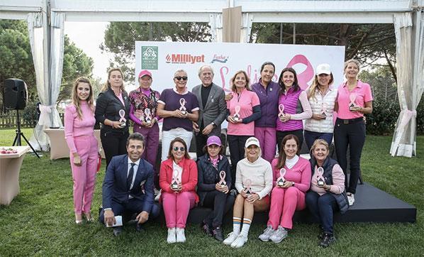 Kadın golfçüler “Ladies Meme Sağlığı Golf Turnuvası 2021’’ ile farkındalık yaratmak amacıyla Kemer Countryde sahadaydı