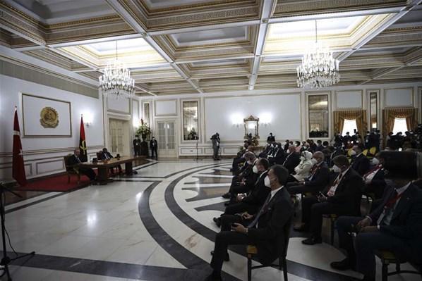 Cumhurbaşkanı Erdoğan Angolada duyurdu: 7 anlaşma imzaladık