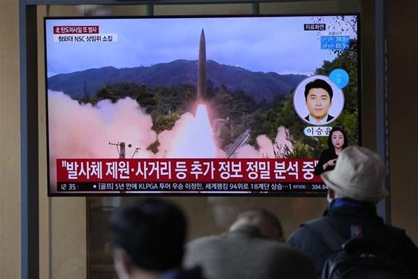 Kuzey Kore iki balistik füze fırlattı Japonya alarma geçti
