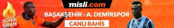 Başakşehir - Adana Demirspor maçı Tek Maç ve Canlı Bahis seçenekleriyle Misli.com’da