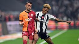 Beşiktaş Galatasaray derbisi 3 gol 2 kırmızı kart! Kartal Aslan'a ilk mağlubiyetini tattırdı