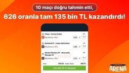Misli’de haftanın kuponu… 10 maçı doğru tahmin etti, 626 oranla tam 135 bin TL kazandırdı!