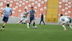 Adana Demirspor-Serik Spor maçında 5 gol vardı