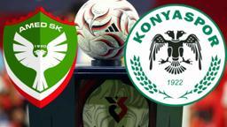 AMEDSPOR KONYASPOR MAÇI NE ZAMAN, SAAT KAÇTA? Hangi kanalda canlı yayınlanacak, nerede oynanacak?