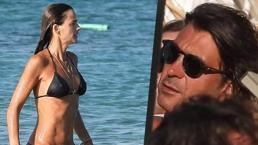 İbrahim Kutluay ile eski sevgilisi Edvina Sponza plajda pişti oldu!