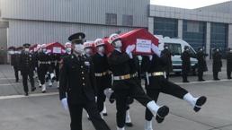 Şehitlerimiz törenle memleketlerine uğurlandı!
