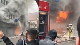 Bağcılar’da tekstil atölyesinde yangın